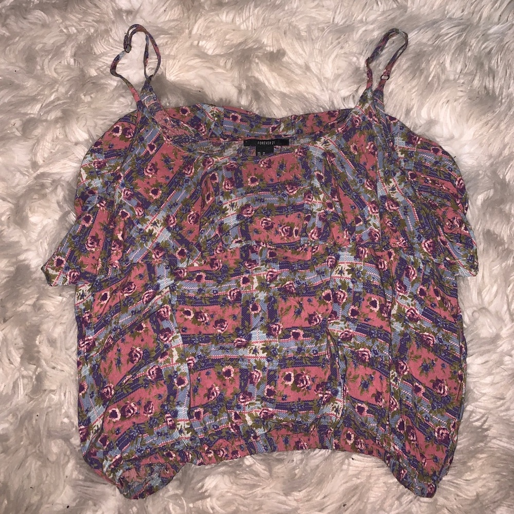 Flower crop top